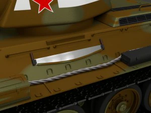 t34-76 tank camo 3D Model
