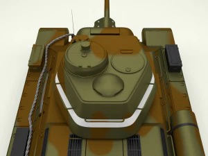 t34-76 tank camo 3D Model