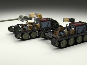 t-34-76-85 w engine bay and interior 3D Model