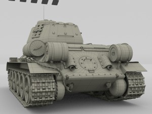 t-34 76-85 pack Model 3D