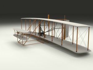wright flyer 1903 3D Model