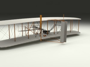 wright flyer 1903 3D Model