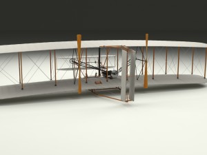 wright flyer 1903 3D Model