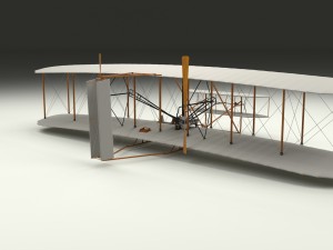 wright flyer 1903 3D Model