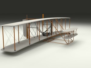 wright flyer 1903 3D Model