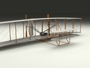 wright flyer 1903 3D Model