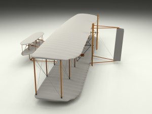 wright flyer 1903 3D Model