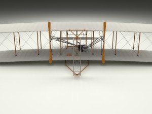 wright flyer 1903 3D Model