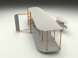wright flyer 1903 3D Model