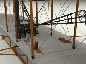 wright flyer 1903 3D Model