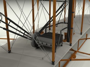 wright flyer 1903 3D Model