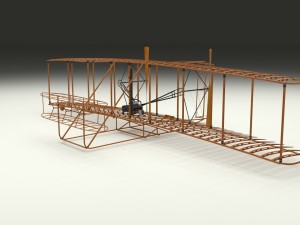 wright flyer 1903 3D Model