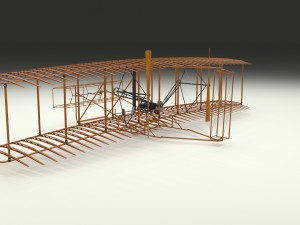 wright flyer 1903 3D Model