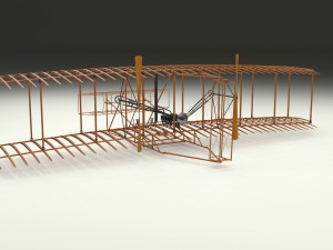 wright flyer 1903 3D Model