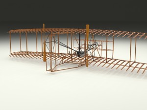 wright flyer 1903 3D Model