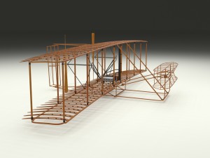 wright flyer 1903 3D Model