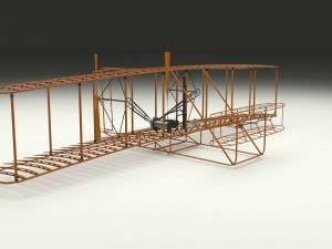 wright flyer 1903 3D Model