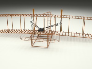 wright flyer 1903 3D Model