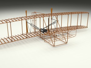 wright flyer 1903 3D Model