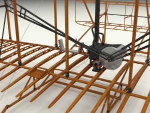 wright flyer 1903 3D Model