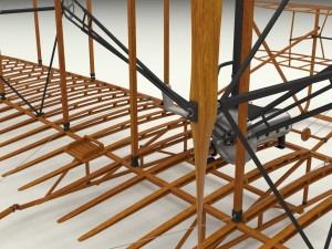 wright flyer 1903 3D Model
