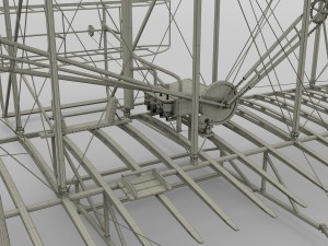 wright flyer 1903 3D Model