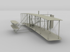 wright flyer 1903 3D Model