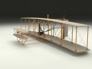 wright flyer 3D Model