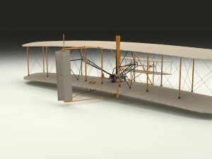wright flyer 3D Model