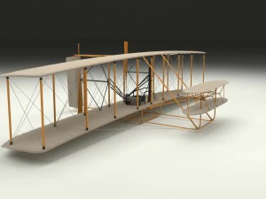 wright flyer 3D Model