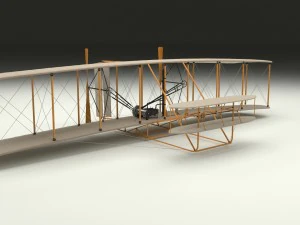 wright flyer 3D Model