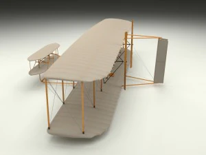 wright flyer 3D Model