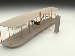 wright flyer 3D Model