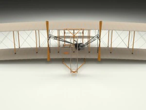 wright flyer 3D Model
