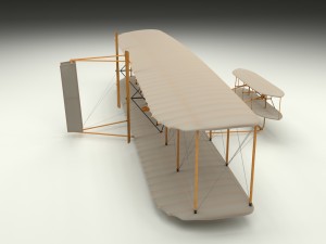wright flyer 3D Model