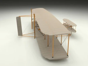 wright flyer 3D Model