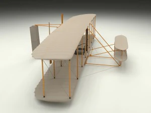 wright flyer 3D Model