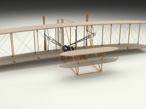 wright flyer 3D Model