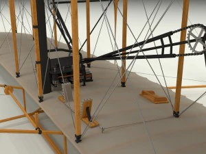 wright flyer 3D Model