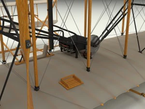 wright flyer 3D Model