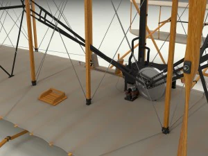 wright flyer 3D Model