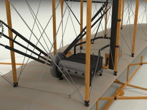 wright flyer 3D Model