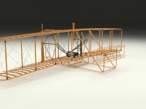 wright flyer 3D Model