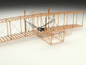 wright flyer 3D Model