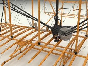 wright flyer 3D Model