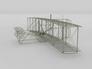 wright flyer 3D Model