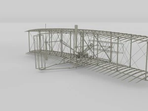 wright flyer 3D Model