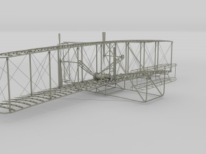 wright flyer 3D Model