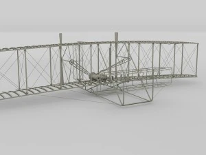 wright flyer 3D Model