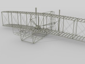 wright flyer 3D Model